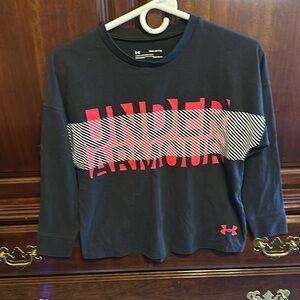 Under Armour heatgear black youth long sleeve